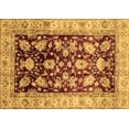thumbnail image 1 of Ahgly Company Indoor Rectangle Oriental Brown Traditional Area Rugs, 7' x 9', 1 of 4