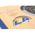 thumbnail image 4 of YouTheFan NFL Los Angeles Rams 5 Layer Stadiumview Wall Art, 4 of 5