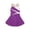 Purple, variant on Alvivi Kids Girls Figure Ice Skating Dress Gymnastics Leotard Costume 6-16
