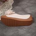 thumbnail image 4 of Bxsruta Women's Floral Wedge Mules with Heel and Cushioned Footbed for Casual Summer Wear, 4 of 8
