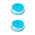 thumbnail image 4 of Tapa plegable a prueba de microondas Yuarrent para alimentos frutas verduras plástico Azul 2Conjunto, 4 of 6