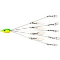 thumbnail image 2 of Bgsha Umbrella Fishing Bass Lure Rig 5 Arms Alabama Rig Head Swimming Bait with Swivel, 2 of 7