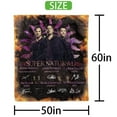 thumbnail image 3 of Supernatural Blanket Flannel Soft Bed Office Throw Birthday Gift 50x60in, 3 of 4