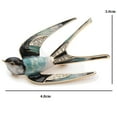 thumbnail image 4 of Soumake Fashion Women Enamel Swallow Bird Collar Brooch Pin Lapel Clothes Jewelry Decor, 4 of 8