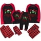 thumbnail image 1 of Conjuntos de pijamas navideños familiares a juego Grinch 2024, pijama de Grinch con parte superior y pantalones de pijama a cuadros, pijama de Grinch para niños y adultos para la familia, 18 Meses, 1 of 4