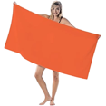 thumbnail image 2 of ELEGANI Oversized Large Terry Velour Beach Towel - Orange - 35” x 60” - 100% Ring Spun Cotton, 2 of 4