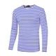 thumbnail image 5 of Camiseta de hombre INSPIRE CHIC de rayas, cuello redondo, de manga larga, top pullover 46, raya azul, 5 of 7