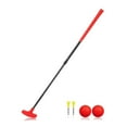 thumbnail image 1 of DYNWAVECA Putter de Golf Rétractable à Longueur Ajustable Outil Main Droite et Gauche Putter à Deux Voies Club de Golf pour Pelouse et Jardin Intérieur Hommes Femmes Rouge, 1 of 9