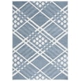 thumbnail image 2 of SAFAVIEH Blair Caiden Geometric Machine Washable Area Rug, 8' x 10', Blue/Ivory, 2 of 13