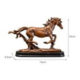 thumbnail image 4 of 2 Pieces Couple Statue Horse Figurine Sculpture Resin Material Decorative Gift for Bedroom Living Room Bookshelf Display, 4 of 8