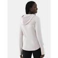 thumbnail image 3 of Avia Women's Chevron Quilt Hybrid Jacket with Zip Pockets, Sizes XS-XXXL, 3 of 5
