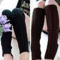 thumbnail image 5 of Women Winter Knitted Crochet Leg Warmers Legging Boot, 5 of 5