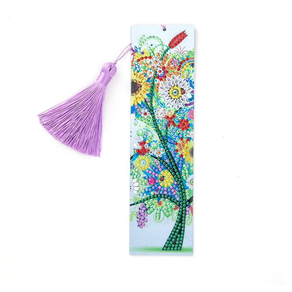 Diamond Painting Bookmarks Tree Summer Diamond Bookmarks for Adults 5D