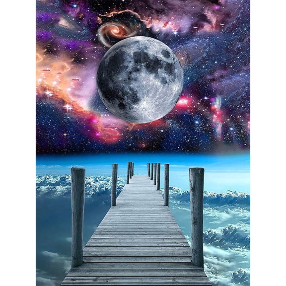 Diamond Painting Kits for Adults Kids, DIY 5D Diamond Painting Kits Full Drill Diamond Art Diamond Embroidery Paintings for Home Wall Decor, 12x16inch A34