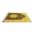 thumbnail image 2 of Ahgly Company Machine Washable Indoor Rectangle Persian Yellow Traditional Area Rugs, 6' x 9', 2 of 4