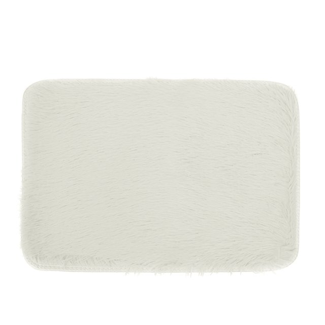 Polyester Plush Rug Soft Shaggy Carpet Home Floor Area Mat Decoration 60X40cm US