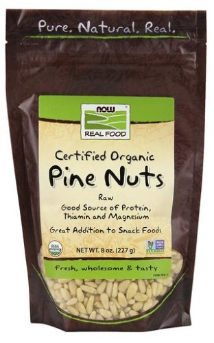 NOW Foods Certified Organic Pine Nuts 8 oz