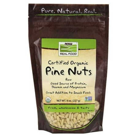 NOW Foods Certified Organic Pine Nuts 8 oz (Best In Show Pine Nut)