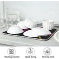thumbnail image 7 of Coolnut Colorful Butterfly Dish Drying Mat for Kitchen, 18 x 24 Inch Microfiber Absorbent Dish Drying Pad, Machine Washable Kitchen Counter Protect Mats, 7 of 7