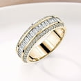 thumbnail image 3 of Xinyolin Fashion Fidget Ring Rhinestone Inlay - Women's All Match Finger Ring, 3 of 8