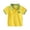 Yellow-b, variant on XINXIAOO Boys Short Sleeve Striped Polo Shirt Collared Shirts for Tennis Sports Boys Uniform Shirts Toddler Size 12-18 Months