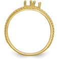 thumbnail image 2 of Avariah Diamonds 14k Yellow Gold Polished 2-Stone Mothers Ring Mounting no stones included - 3.1gm, 2 of 7