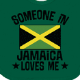 thumbnail image 4 of Inktastic Jamaican Vacation Someone in Jamaica Loves Me Boys or Girls Baby Bib, 4 of 4