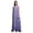 Medium Purple, variant on Medium Purple Floral Leaves & Grandiflora Roses Womens Sleepwear Long Nightgown Printed Spaghetti Strap Ladies Nightwear Large