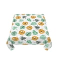 thumbnail image 5 of Wukai Tiger Leaves Waterproof Tablecloth for Kitchen Dining, Fits Square Tables for 2-4 Seats -54"x54", 5 of 7