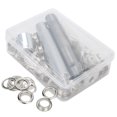 thumbnail image 4 of Grommet, Grommet Eyelet 0.3in Rustproof 100 Sets  For Tents Gold,Silver,Copper Color,Gray, 4 of 8