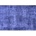 thumbnail image 1 of Ahgly Company Machine Washable Indoor Rectangle Oriental Blue Industrial Area Rugs, 2' x 4', 1 of 4