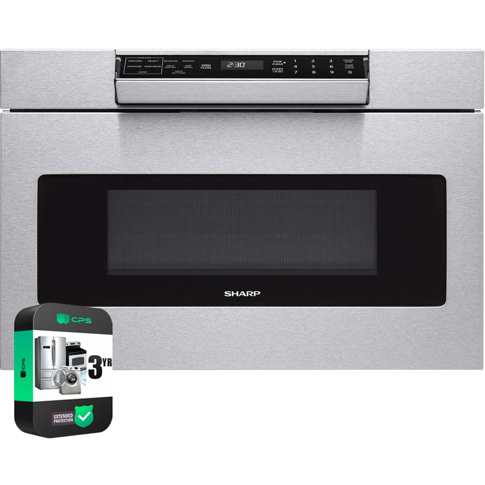 Sharp SMD3070ASY 30 inch 1.2 cu. ft. 950W Sharp Stainless Steel