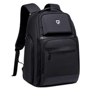 Fenree.geer Travel Laptop Backpack for Men, Expandable Water Resistant 15.6 Inch Computer Backpack with USB Port, Mens Hardshell Laptop Bag for Business/Work/College, Black