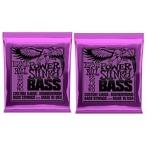 Ernie Ball Bass Guitar Strings Power Slinky Nickel Wound 55-110 2831 2 Pack