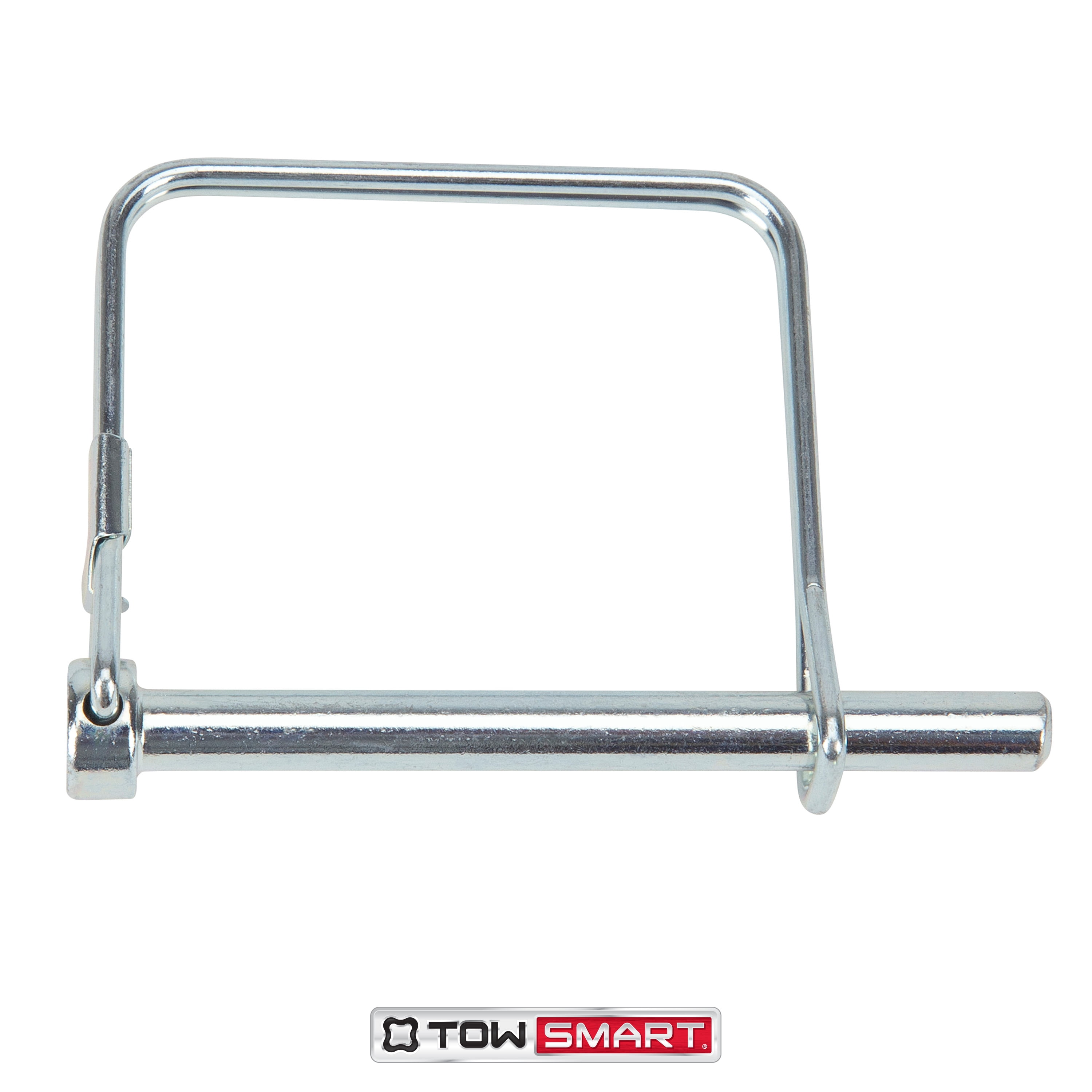 TowSmart Trailer Coupler Safety Pin, Quick Latch, 1/4in Pin, 2-3/4in Span, Zinc Plated Steel, 7366