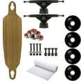 thumbnail image 1 of Moose Longboard Complete 9.75" x 39.75" Double Drop Zebra Bamboo, 1 of 5
