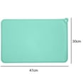 thumbnail image 2 of Silicone Pet Feeding Mat, Waterproof Mat for Dog and Cat Bowls, Raised Edges, Anti-Slip Tray Mats, 2 of 6