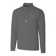 thumbnail image 2 of Men's Cutter & Buck Gray South Bend Cubs Traverse Stretch Quarter-Zip Pullover Top, 2 of 3