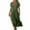 Green, variant on AherBiu Long Dresses for Women V Neck Short Sleeve Lightweight Casual Loose Summer Tall Dress Solid Color