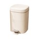thumbnail image 2 of Cesta de basura de cocina Soledad cubo de basura moderno con Pedal 10L Blanco, 2 of 10