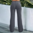 thumbnail image 4 of BILIKEYU Women's Wide Leg Flare Pants, Sweatpants Women, Lounge Pants Women, Jogger Pants for Women, 4 of 5