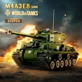 thumbnail image 2 of Set de construcción Reobrix M4A3E8 Sherman Tank WW2 836 piezas a partir de 8 años, 2 of 8