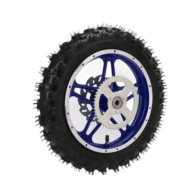 Dirt Bike Rear Wheel, Strong Grip 2.5-10in Rustproof Rear Wheel Assembly Wearproof For Off Road Motorcycle