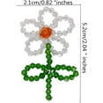 thumbnail image 5 of Beaded Cherry Patches Handmade Flower Embroidered Applique for Brooches Earring Jewelry Sew on Patch Decorated 1 set, 5 of 6
