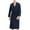 Navy, variant on Holiday Clearance! ZVNAΖH Mens Lightweight Waffle Knit Robe Soft Kimono Spa Bathrobes Knee Length Summer Robes