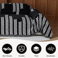thumbnail image 6 of Jessy Home Sofa Covers Couch Cover Sofa Slipcover for Most Shape Sofas Multi-Function Furniture Cover for Pets Cats Dogs Home Decor 71"x 134"Black, 6 of 8