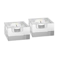 thumbnail image 2 of Hand Crafted Crystal Block Pair of T-lite Holders, 2 of 2
