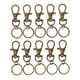 thumbnail image 2 of 10 Pack Bronce Broches Giratorios Lanyard Broche De Langosta Con Resultados De La Joyería DIY Car Key Accesorios Para Sunnimix Llaveros, 2 of 8