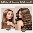 thumbnail image 5 of Heatless Curls Overnight Hair Curlers, 2 Sets 10Pcs Jumbo Velvet No Heat Curlers for Sleep, Satin Wrap Blowout Look Hair Rollers for Long Hair & All Hair Types, Heatless Hair Curler Styling Tools, 5 of 8