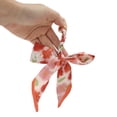 thumbnail image 4 of Unique Bargains 1 Pc Trendy Little Bow Handbag Charm Bag Accessories Orange Pink, 4 of 5